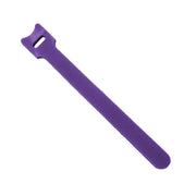 Sangle en tissu violet avec fixation scratch et poignée découpée