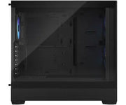 Fractal Design Pop Air RGB Black TG Clear Tint avec panneau latéral verre noir et LED bleues internes