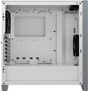 Corsair 4000D Airflow Blanc : boîtier blanc minimaliste avec ventilateurs noirs
