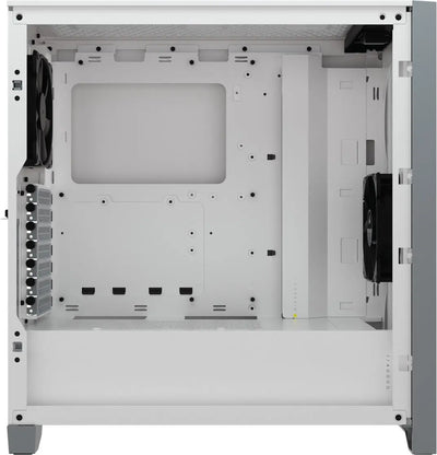 Corsair 4000D Airflow Blanc : boîtier blanc minimaliste avec ventilateurs noirs