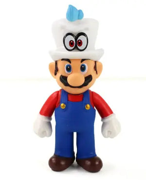 Figurine Super Mario Odyssey- Mario & Chapiform Cappy - 15 cm