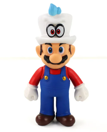 Figurine Super Mario Odyssey- Mario & Chapiform Cappy - 15 cm image 0
