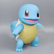 Figurine Pokémon Carapuce souriant bleu et jaune, 20-25 cm