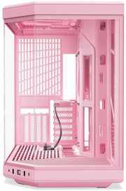 Boîtier PC HYTE Y70 ROSE rose hexagonal avec panneau latéral transparent