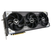 Carte graphique Asus TUF Gaming GeForce RTX 5080 OC noire et argentée à trois ventilateurs