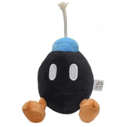 Peluche Bob-omb Super Mario Bros 15 cm noir avec yeux brodés blancs