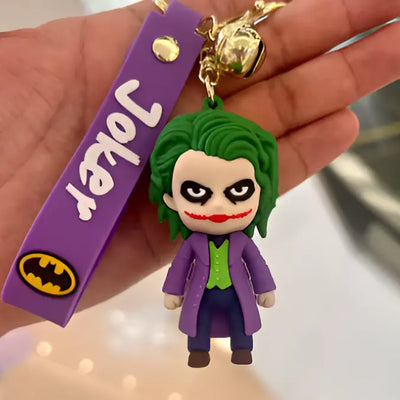 Porte-Clés - DC Comics - Joker en Tenue Violette — dans le même univers que Figurine DC Comics Harley Quinn rouge et bleu