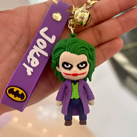 Porte-Clés - DC Comics - Joker en Tenue Violette — dans le même univers que Figurine DC Comics Harley Quinn rouge et bleu