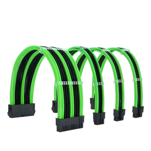 Rallonges Câbles Alimentation Vert Noir