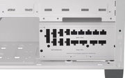 Panneau arrière Corsair RMx Shift 1200W blanc avec connecteurs PCIe SATA CPU