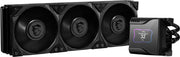 Refroidisseur CPU MSI MEG CORELIQUID S360 noir triple ventilateurs avec affichage température