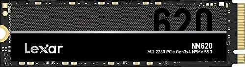 Lexar Lexar NM620 2TB SSD, M.2 2280 PCIe Gen3x4 NVMe