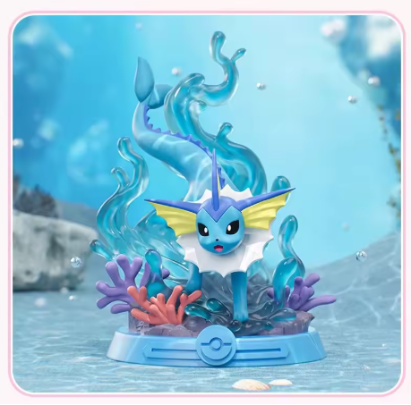Figurine Aquali Pokemon 12 cm – Modèle Collector avec Effets Aquatiques et Socle image 0