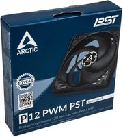Ventilateur Arctic P12 Slim PWM PST 120 mm noir, design optimisé pression