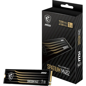 MSI SPATIUM M482 SSD 1TB M2-  Lecture 7200 MB/s