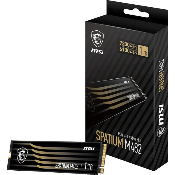 MSI MSI SPATIUM M482 SSD 1TB M2-  Lecture 7200 MB/s