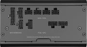 Alimentation Corsair RM750x SHIFT Noir vue arrière avec ports labellisés