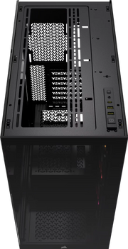 Corsair 3500X ARGB Noir boîtier PC argenté à panneau latéral transparent