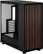 Fractal Design North XL Charcoal Black TG Dark bois noir noix panneau latéral