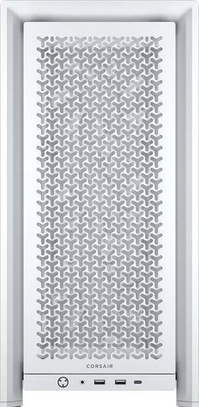 Corsair Frame 4000D RS Blanc avec panneau avant mesh géométrique