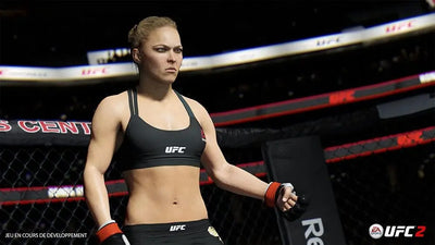 Dos de brassière sportive noire UFC pour UFC 2 PS4, bretelles soutien