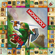 Plateau Monopoly Zelda édition française avec Link en tunique verte