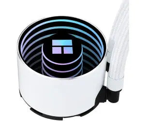Radiateur blanc Thermalright Frozen Notte 240 WHITE ARGB avec LED bleues