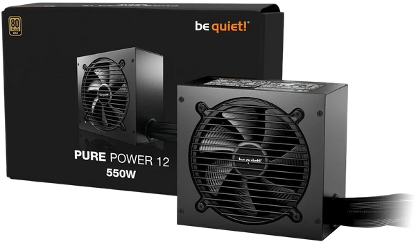 be quiet! Pure Power 12 550W - ATX — compatible avec AMD Ryzen 7 9800X3D