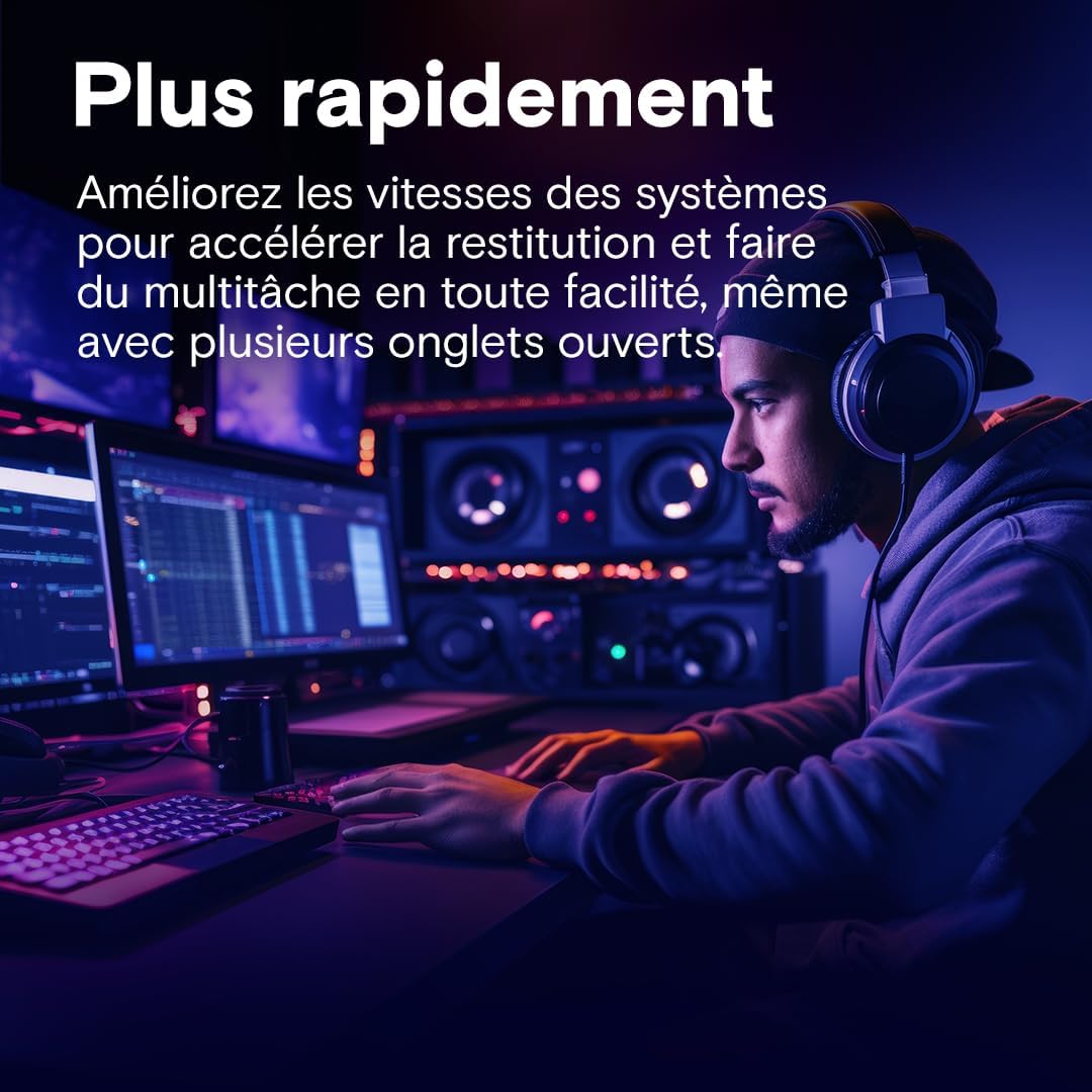 Kit Mémoire RAM Crucial Pro DDR4 – 64 Go (2 x 32 Go) – 3200 MHz image 3