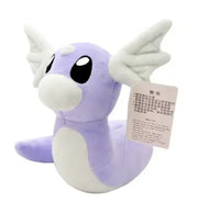 Peluche Pokémon Mini-Draco violette et blanche 25 cm coton doux
