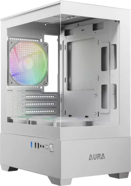 Boîtier Mini Tour Micro ATX Gamdias Aura GC9M ARGB - Blanc
