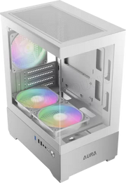 Boîtier Mini Tour Micro ATX Gamdias Aura GC9M ARGB - Blanc — visuel 2