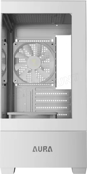 Boîtier Mini Tour Micro ATX Gamdias Aura GC9M ARGB - Blanc — visuel 3