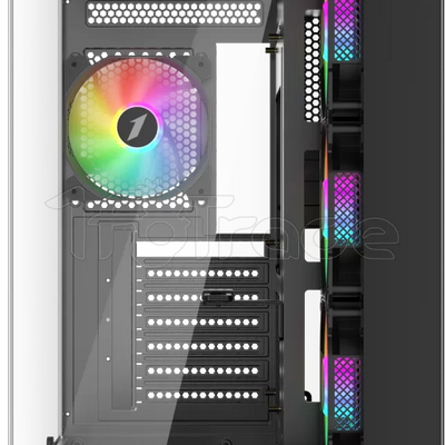 Boîtier PC 1stPlayer MV8-TP RGB Noir - Moyen Tour ATX