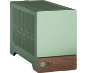 Boîtier Fractal Design Terra Jade, mat vert sauge et bois chaud