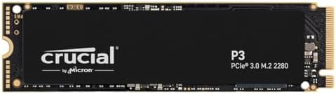 Crucial P3 1To - PCIe Gen3 NVMe SSD interne - 3500Mo/s - CT1000P3SSD801 image 0