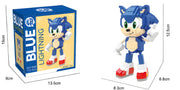 Figure Lego Sonic le hérisson bleu et blanc avec chaussures rouges, 772 pièces, Bricks Sonic