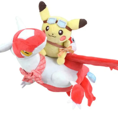 Peluche Pokemon Pikachu & Latias - Coton Doux - 28 cm