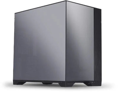 Cohabitant Lian Li O11 Vision Chrome noir mat à finition minimaliste texturée