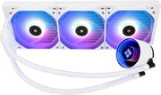 Radiateur Thermalright Frozen Notte 360 WHITE ARGB avec 3 ventilateurs RGB bleu-violet