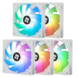 Lot de 5x Ventilateurs - Thermalright TL-C12CW-S X5 120 BLANC