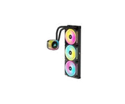 Refroidisseur CPU liquide CORSAIR iCUE Link H150i RGB 360mm noir avec ventilateurs LED arc-en-ciel