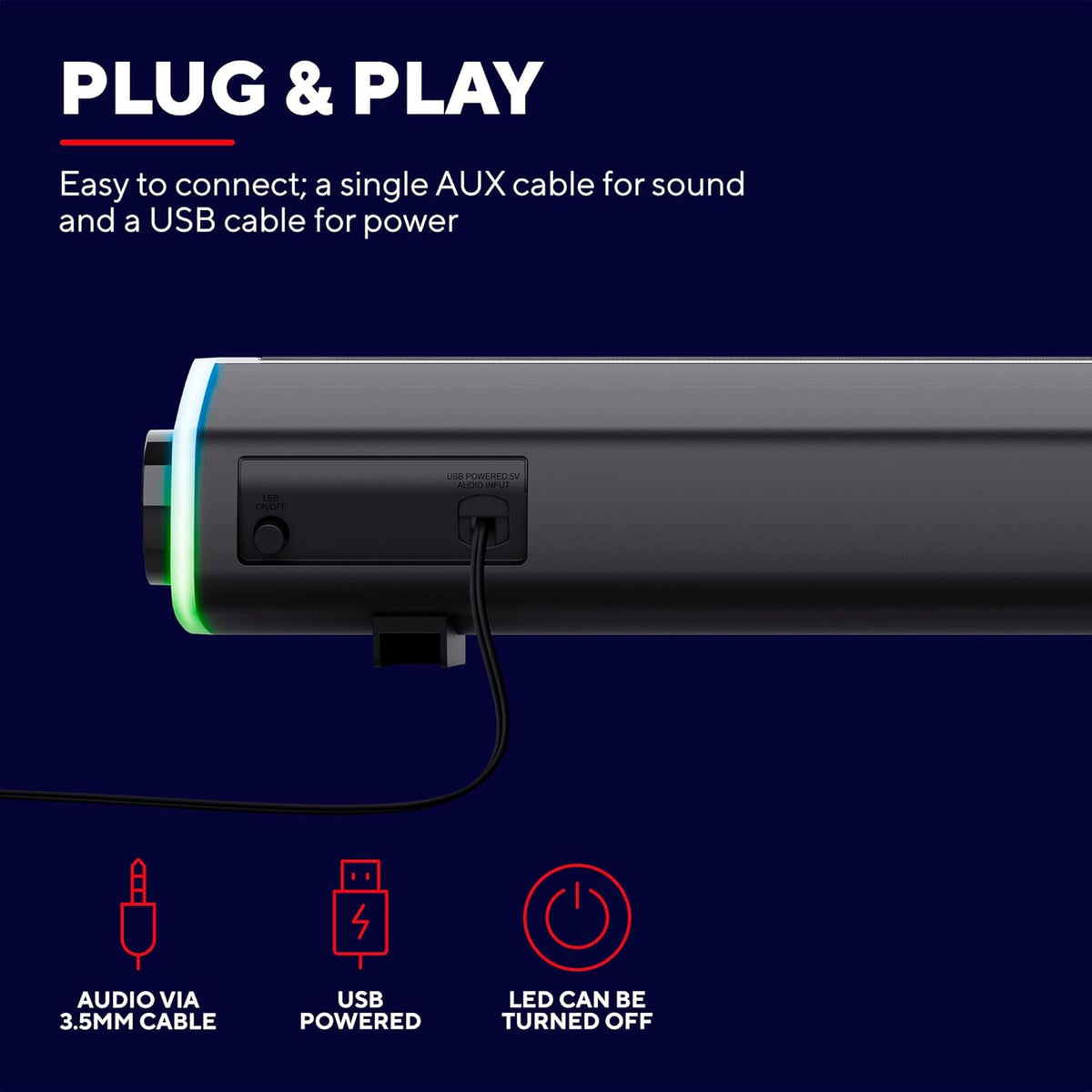 Barre de Son Gaming Trust - G620 image 5