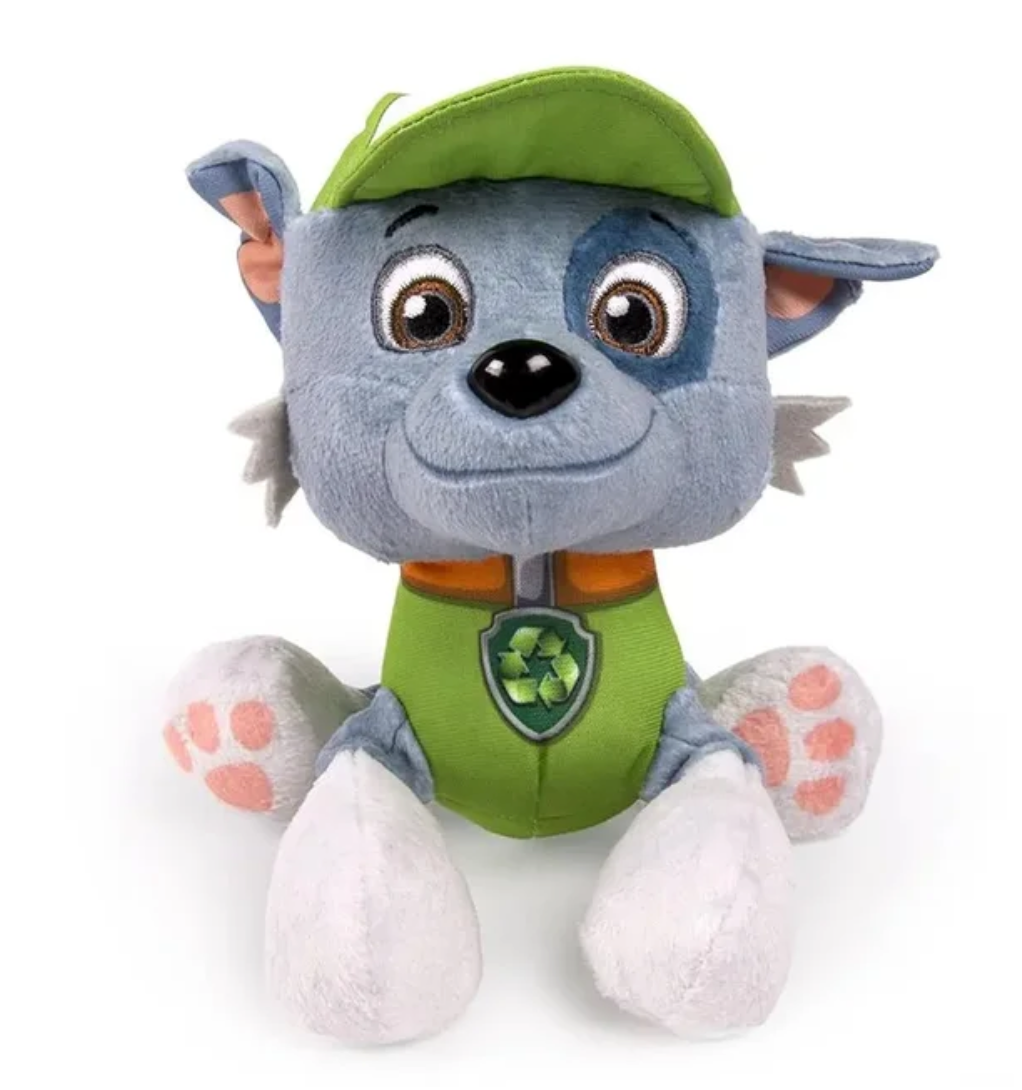 Peluche Pat' Patrouille - Paw Patrol - Peluche Rocky - 23 cm image 0