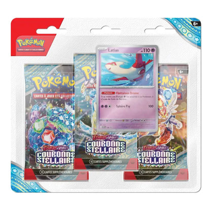 Pokemon JCC – Tripack Couronne Stellaire (EV07)