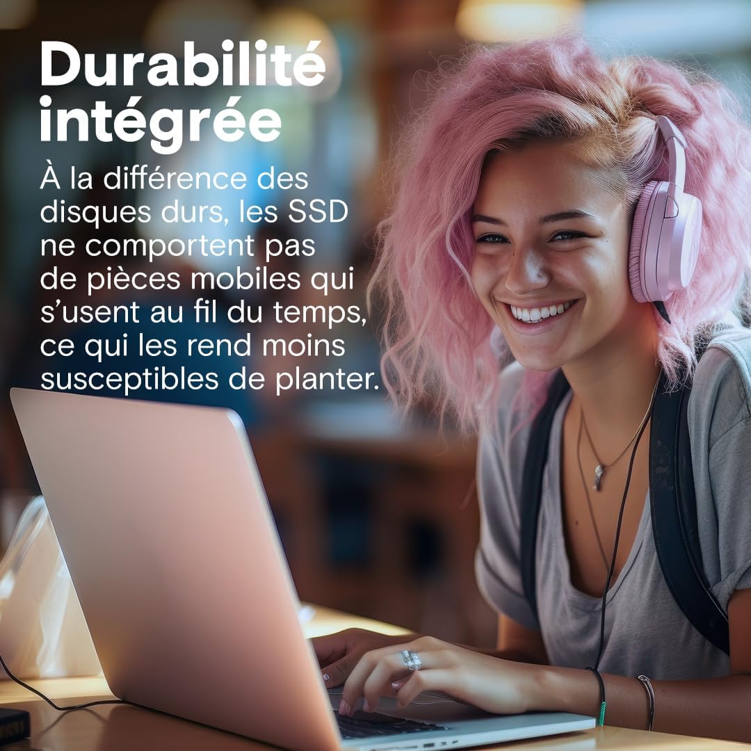 Crucial BX500 Disque SSD 2.5" 2To Série ATA III QLC 3D NAND - Disques SSD image 3