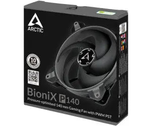 Ventilateur gaming Arctic BioniX P140 Noir mat et minimaliste