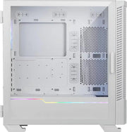 Coque PC MSI MPG VELOX 100R White avec panneau verre trempé blanc et RGB