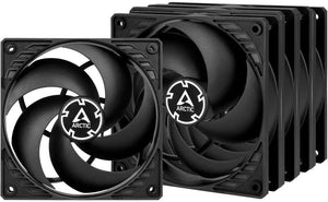 Lot de 5x ARCTIC P12 PST - 12cm NOIR