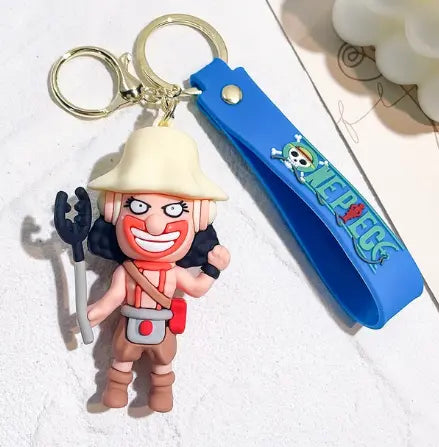Porte clés One Piece - Usopp tenue marron — dans le même univers que Figurine Usopp One Piece debout